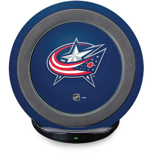 NHL Columbus Blue Jackets Logo Fast Charge Wireless Charging Stand Skin